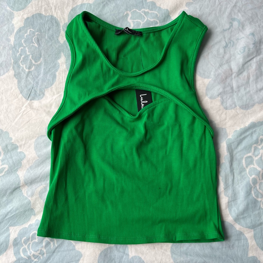 NWT Lulus Cutout Crop Top